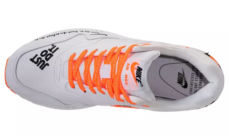 Nike Air Max 1 Lux Just Do It Blanco Total Naranja