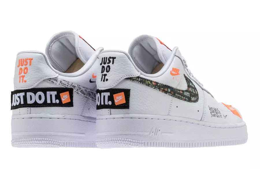 Nike Air Force 1 Just Do It White išleidimo data