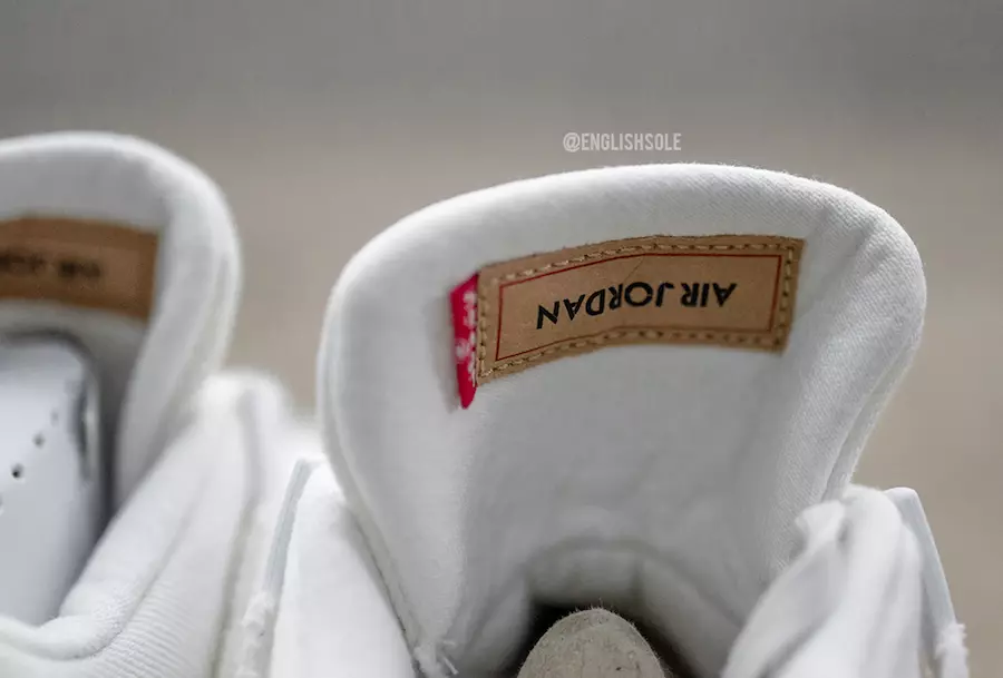 White Denim Levis Air Jordan 4 Ημερομηνία κυκλοφορίας