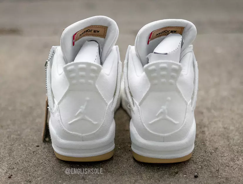 White Denim Levis Air Jordan 4 Ημερομηνία κυκλοφορίας