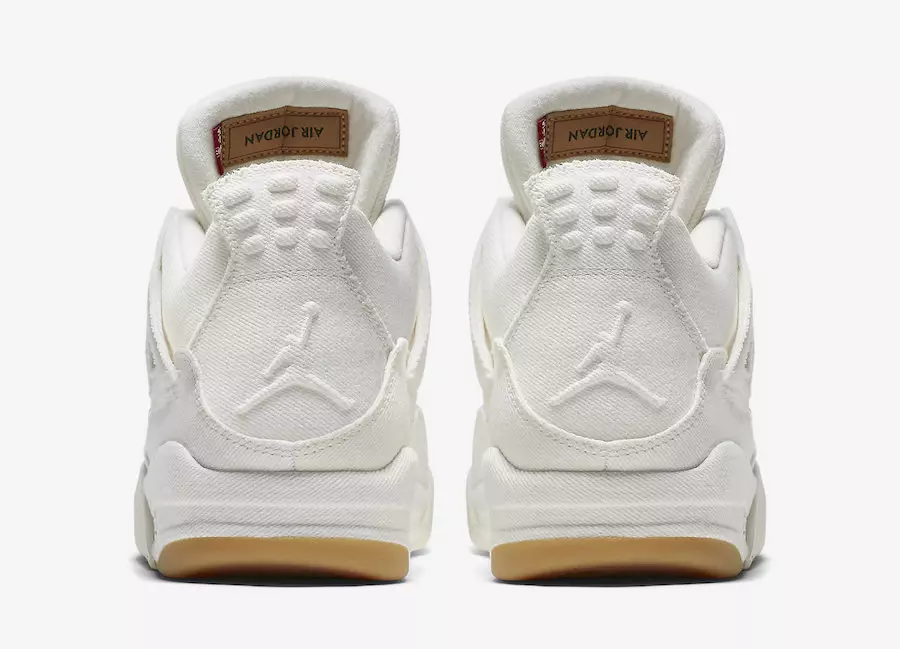 Levis Air Jordan 4 Weiß Erscheinungsdatum AO2571-100-4