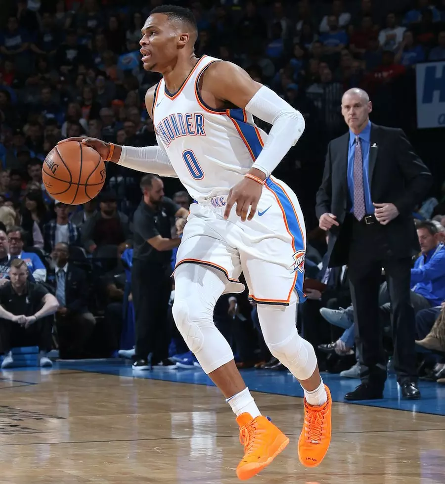 Russell Westbrook Aeir Jordan 10 MVP Orange PE