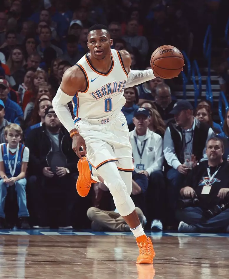 Russell Westbrook Air Jordan 10 MVP Arancione PE