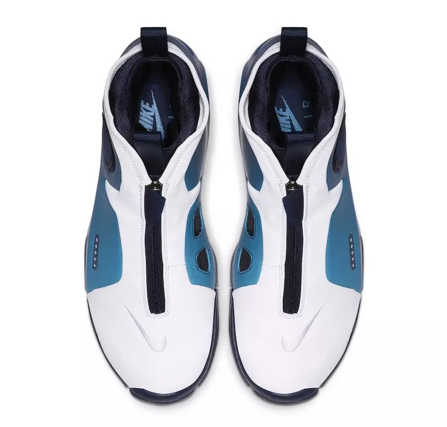 Nike Air Flightposite 2 Retro White Blue Дата выпуску