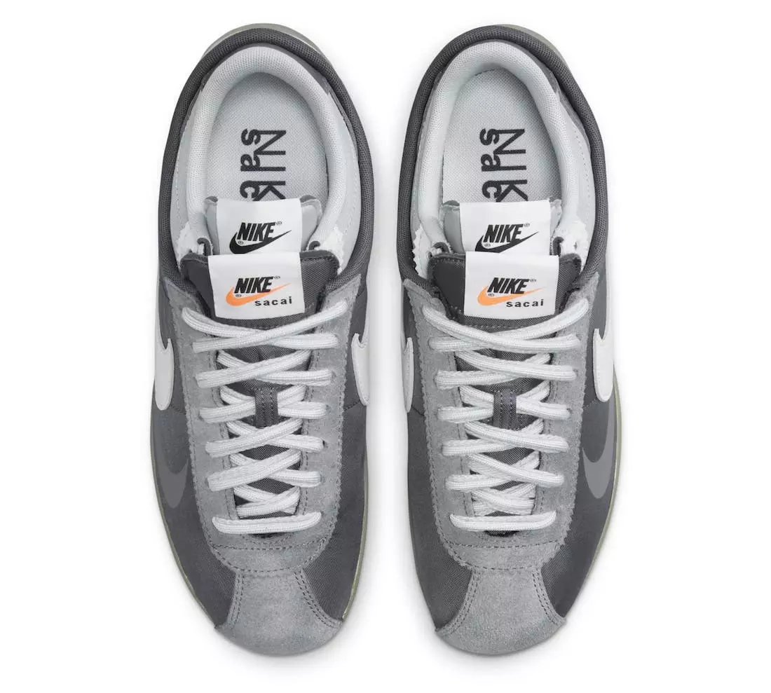 Sacai Nike Cortez Grey DQ0581-001 Utgivningsdatum