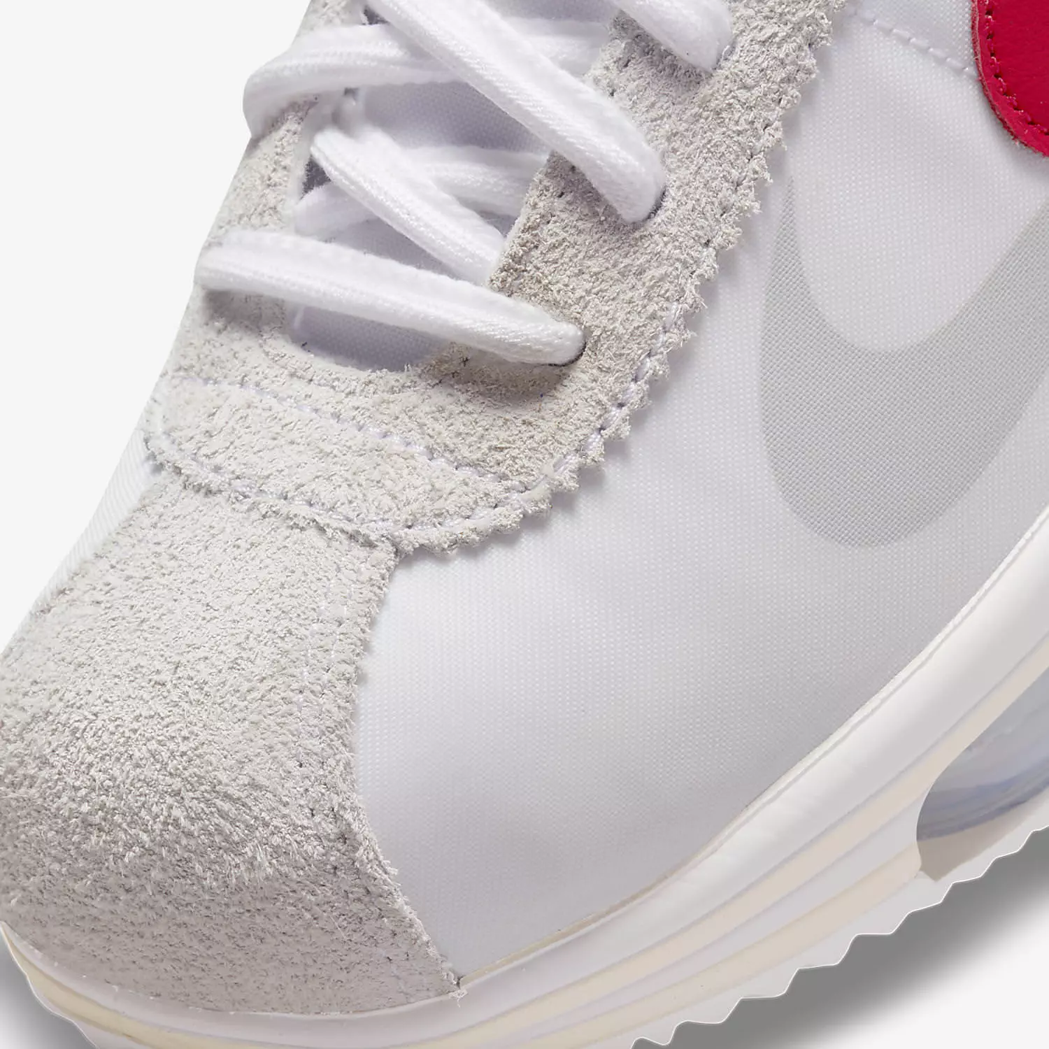 Sacai Nike Cortez White Light Cream University Red DQ0581-100 Дата выпуска