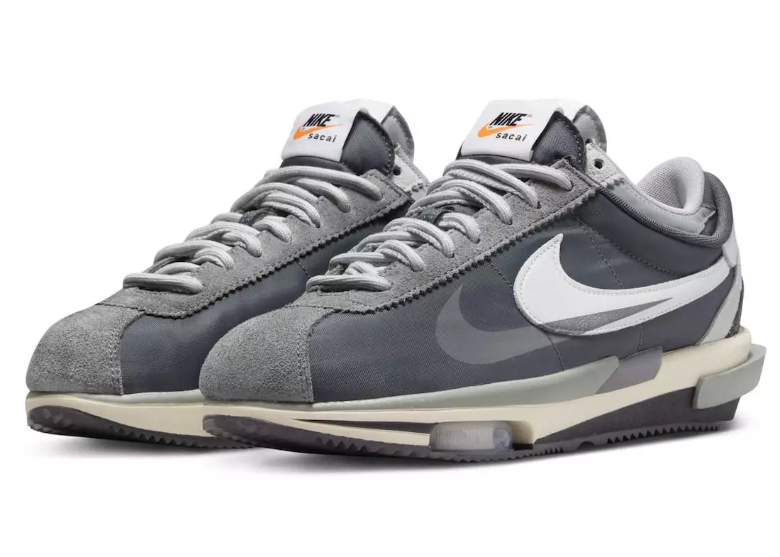 Дата выхода Sacai Nike Cortez Grey DQ0581-001