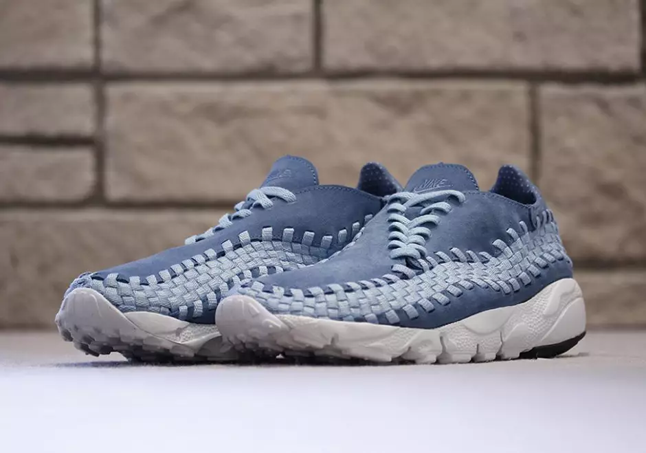 Nike Air Footscape Tenunan Biru Smoky