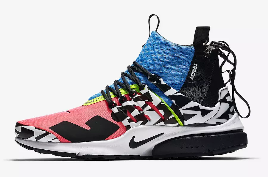 Акроним Nike Air Presto Mid Racer қызғылт фото көк AH7832-600 Шығарылған күні