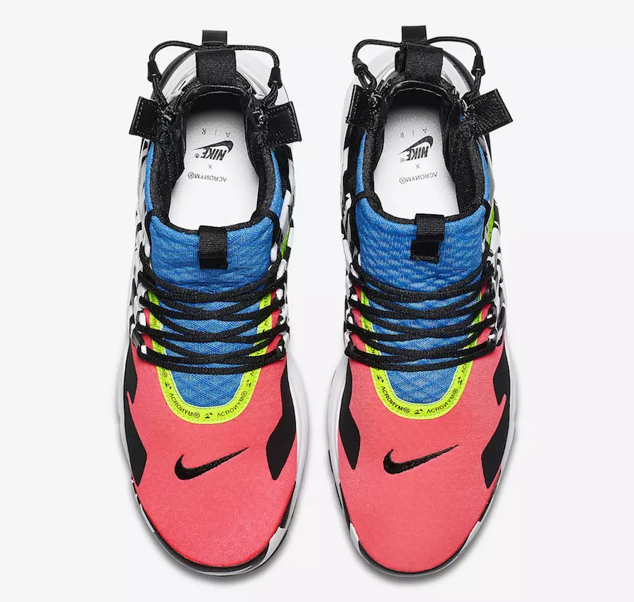 Sigla Nike Air Presto Mid Racer Rosa Foto Azul AH7832-600 Data de lançamento