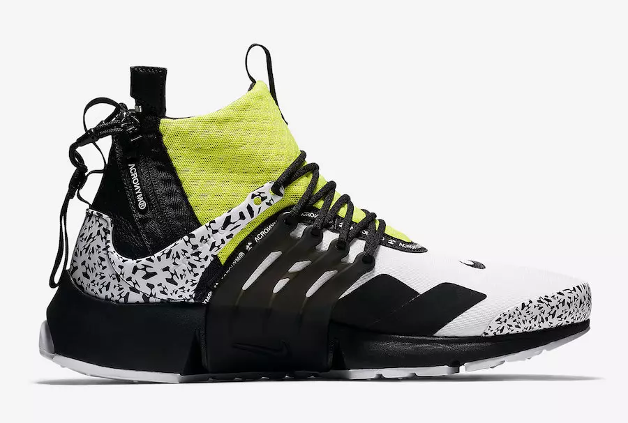 აკრონიმი Nike Air Presto Mid Dynamic Yellow AH7832-100 გამოშვების თარიღი