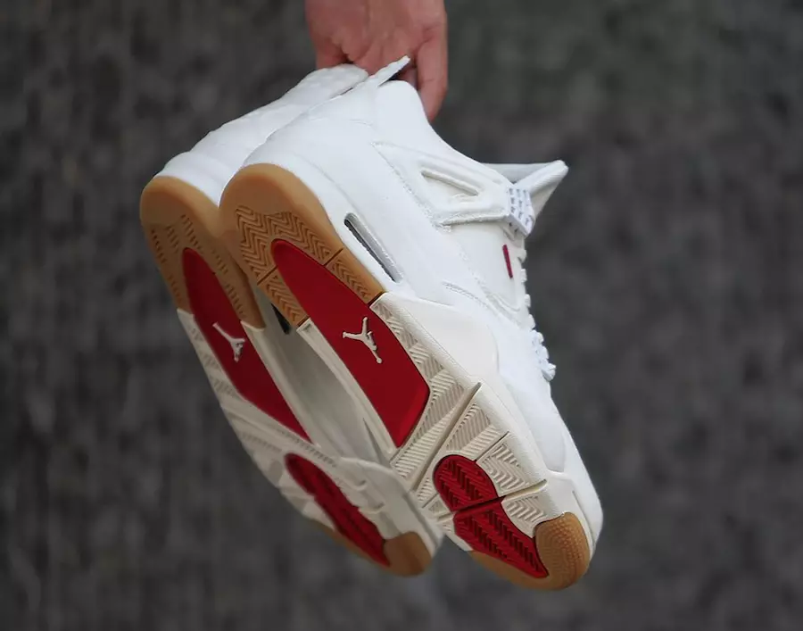 White Levis Air Jordan 4 Release Datum Präis