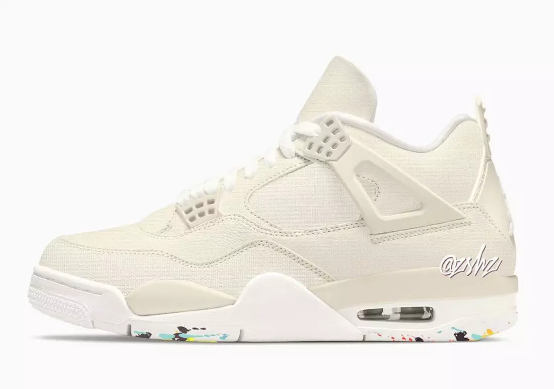 Air Jordan 4 Blank Canvas WMNS DQ4904-100 Chiqarilgan Sana