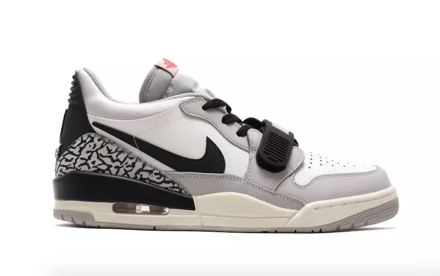 Air Jordan Legacy 312 Low White Fire Red Tech Grey Black CD7069-101 ဖြန့်ချိသည့်ရက်စွဲ