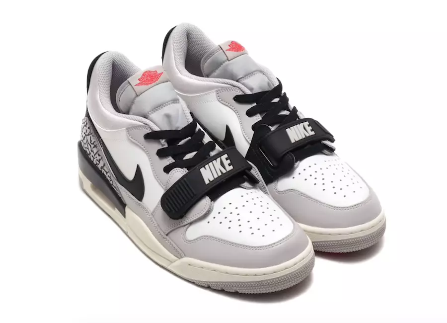 Air Jordan Legacy 312 Aşağı Ağ Yanğın Qırmızı Texniki Boz Qara CD7069-101 Buraxılış tarixi