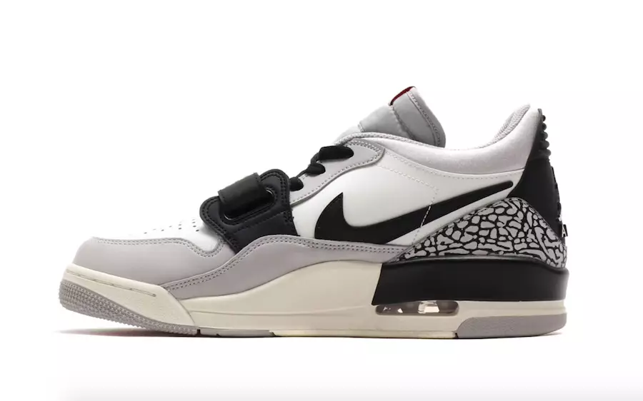 Air Jordan Legacy 312 Aşağı Ağ Yanğın Qırmızı Texniki Boz Qara CD7069-101 Buraxılış tarixi