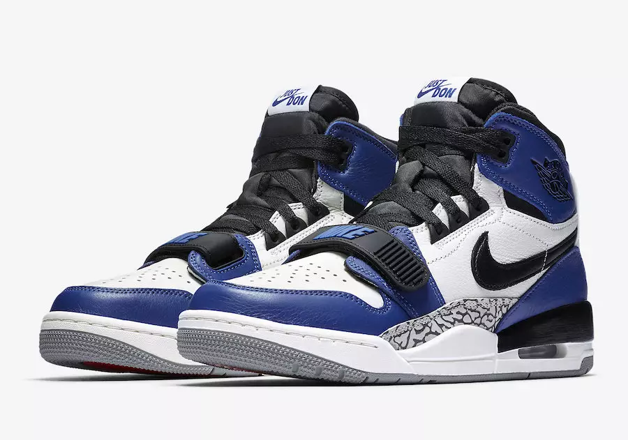 Jordan Legacy 312 Storm Blue Roayl AQ4160-104 מעלדונג טאָג