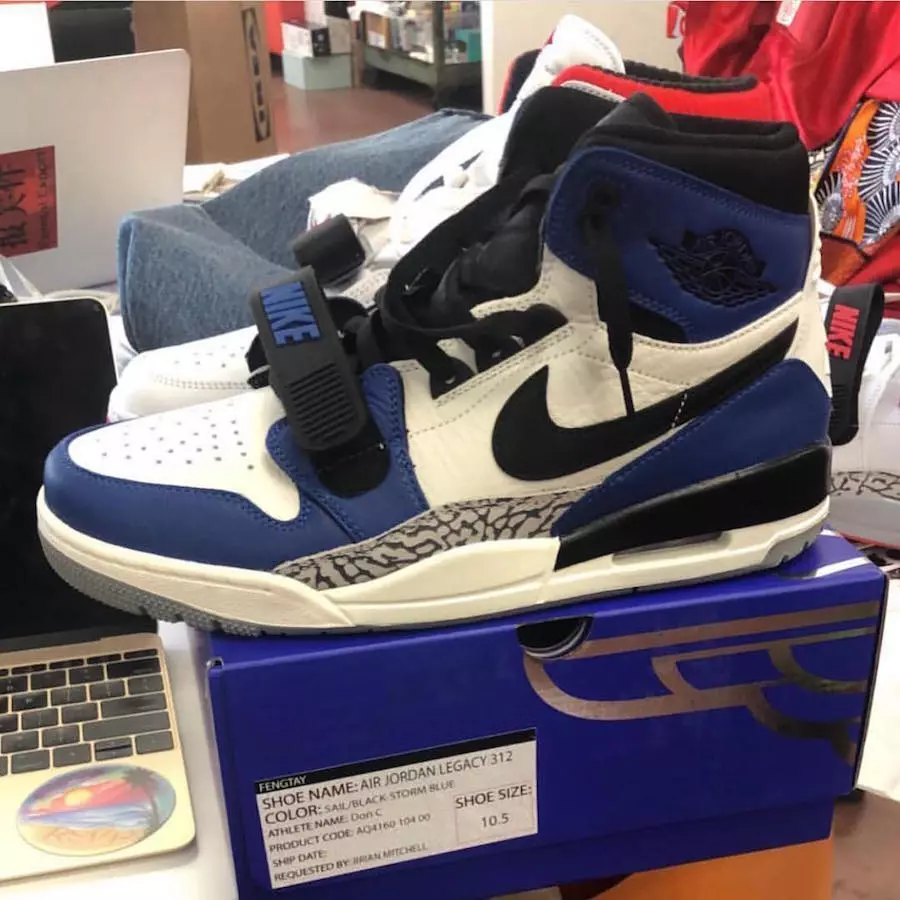 Data e lëshimit të Air Jordan Legacy 312 Storm Blue