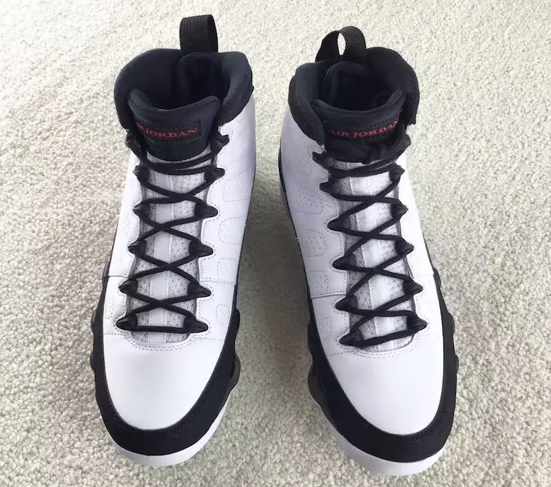 Air Jordan 9 Retro OG Qara Ağ Qırmızı