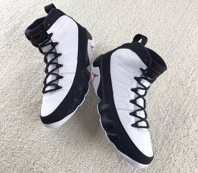 Air Jordan 9 Retro OG مشکی سفید قرمز