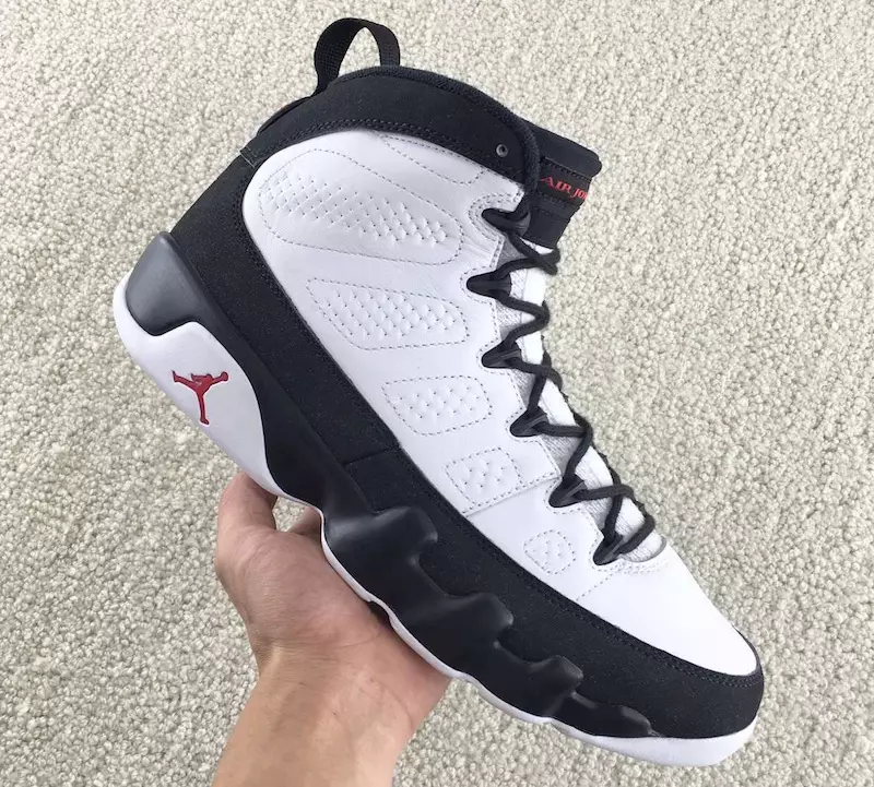 Air Jordan 9 Retro OG Qara Ağ Qırmızı