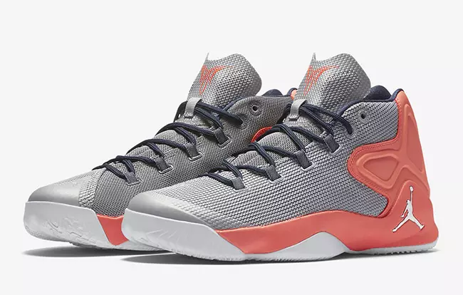 Jordan Melo M12 Grey Silver Hyper Orange