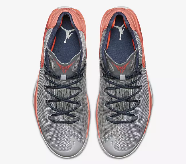 Jordan Melo M12 Xám bạc Cam