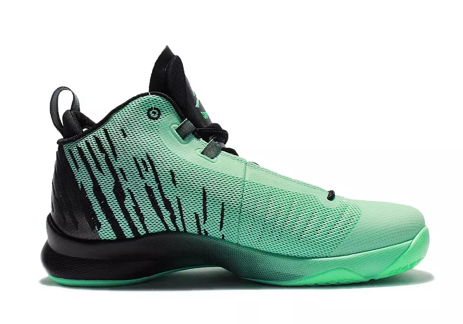 Jordan Super Fly 5 lueur verte