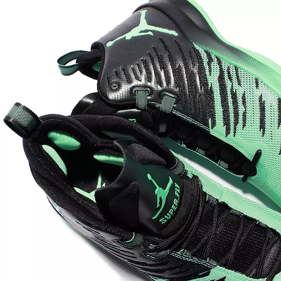 Jordan Super Fly 5 Green Glow