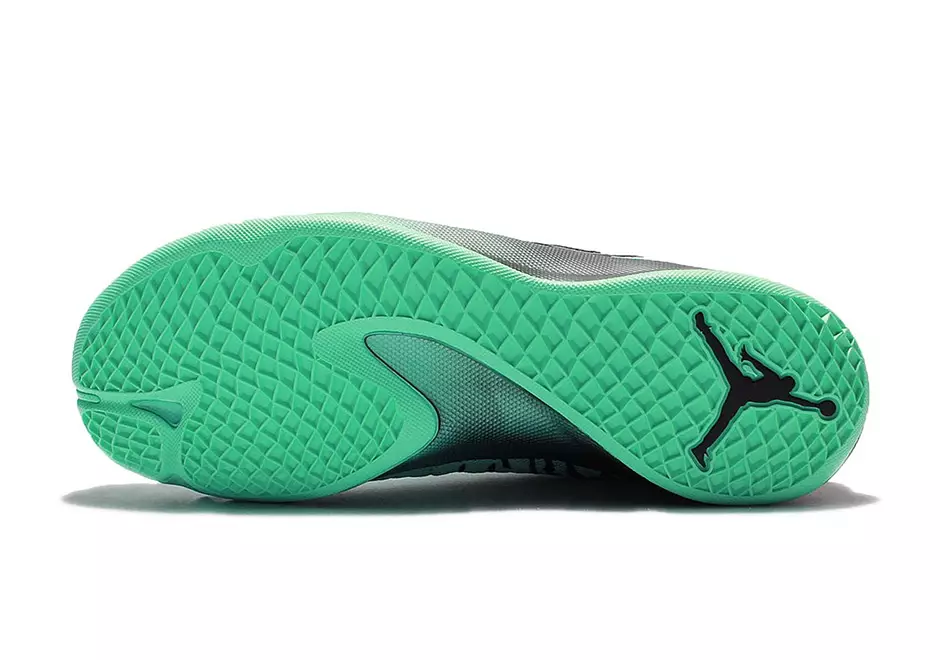 Jordan Super Fly 5 lueur verte