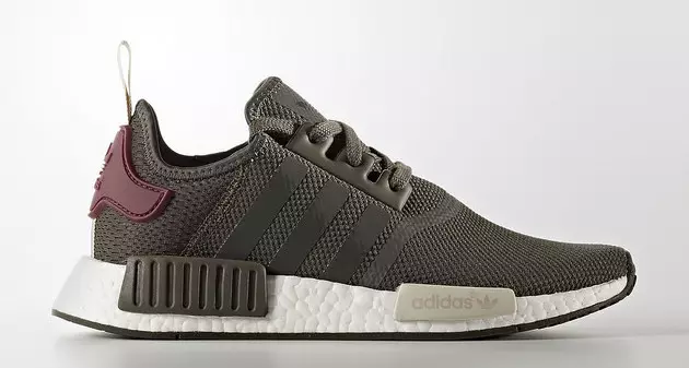 Adidas NMD R1 2017 Оливково-бордовый BA7752