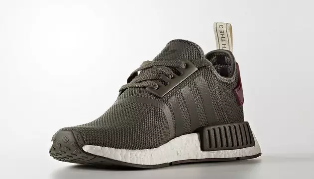 Adidas NMD R1 2017 Оливково-бордовый BA7752