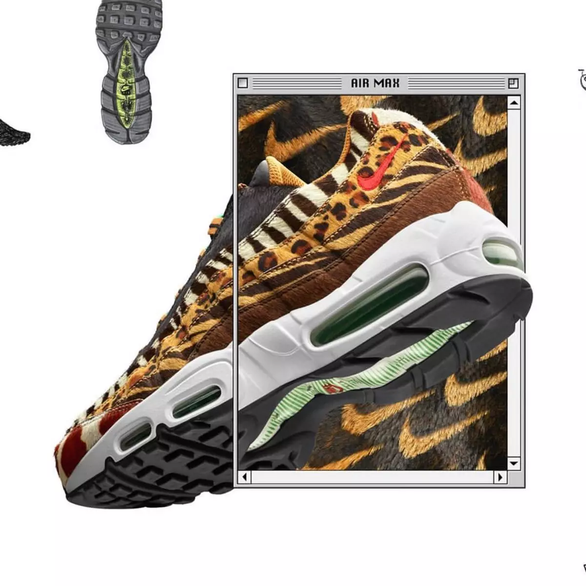 Информация о выпуске Nike Air Max Animal Pack