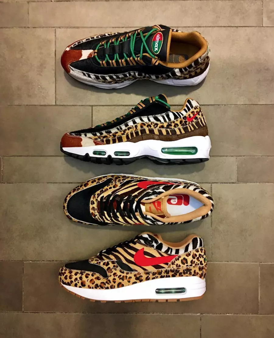 atmos nike air max 1 air max 95 animal pack 2