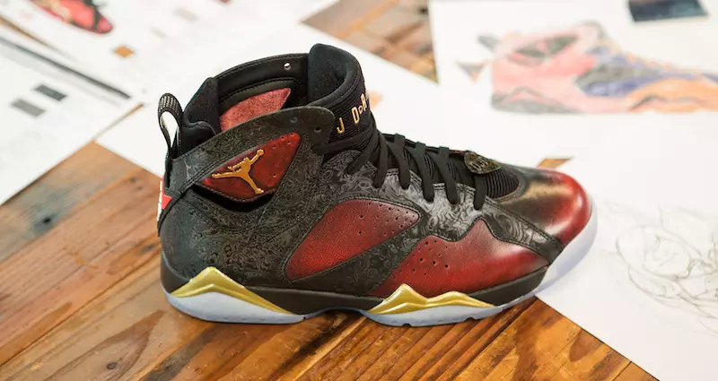 Air Jordan 7 Doernbecher ဒီဇိုင်း