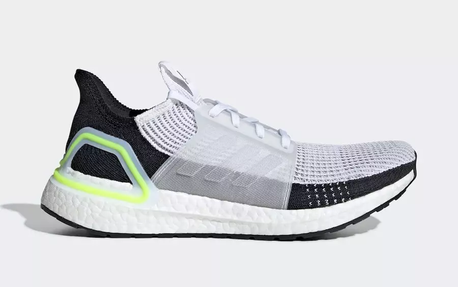 Adidas Ultra Boost 2019 White Black Volt EF1344 Megjelenés dátuma