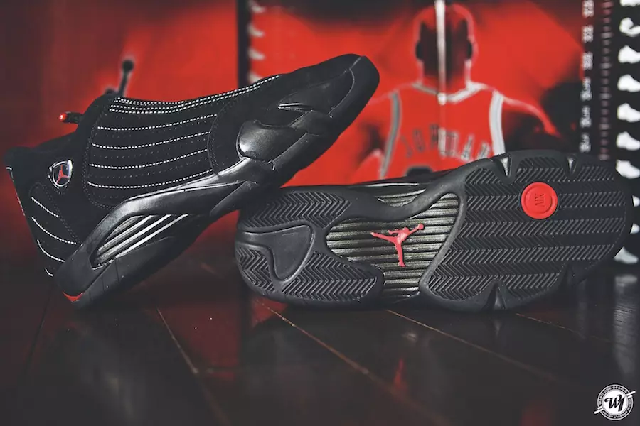 Air Jordan 14 CDP Đen đỏ 2008