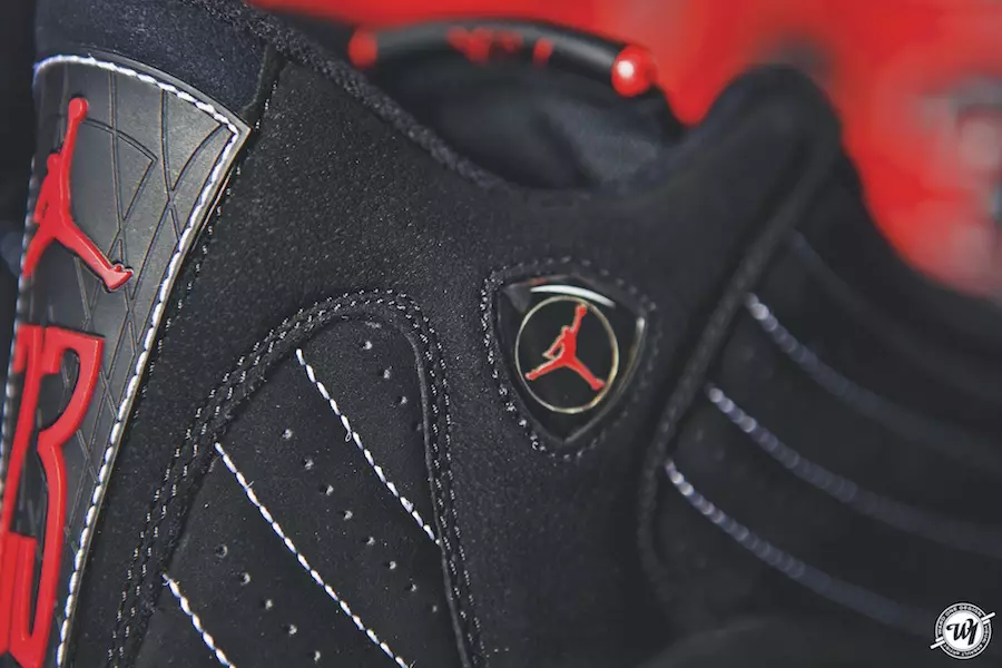 Air Jordan 14 CDP Црно црвено 2008 година