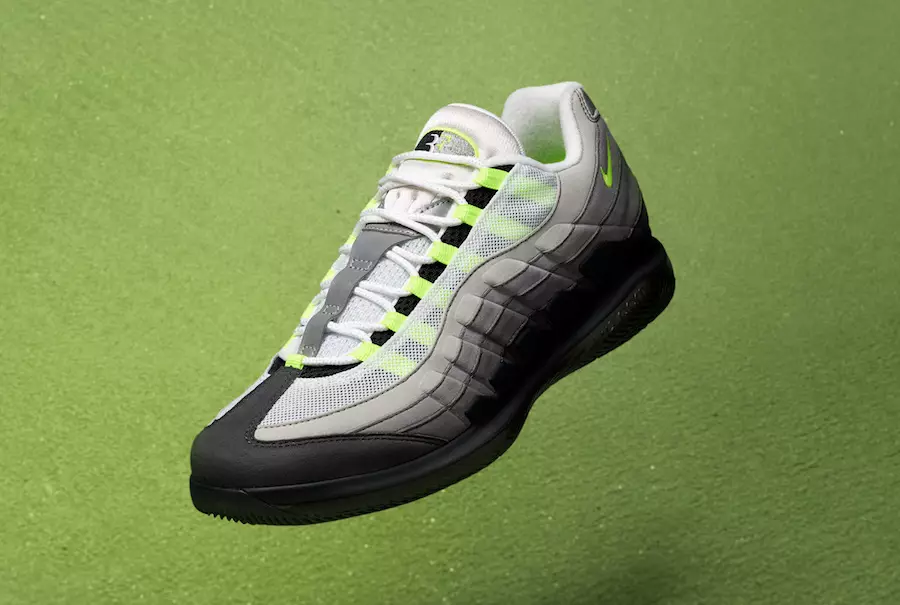 NikeCourt Vapor RF Air Max 95 Neón AO8759-078