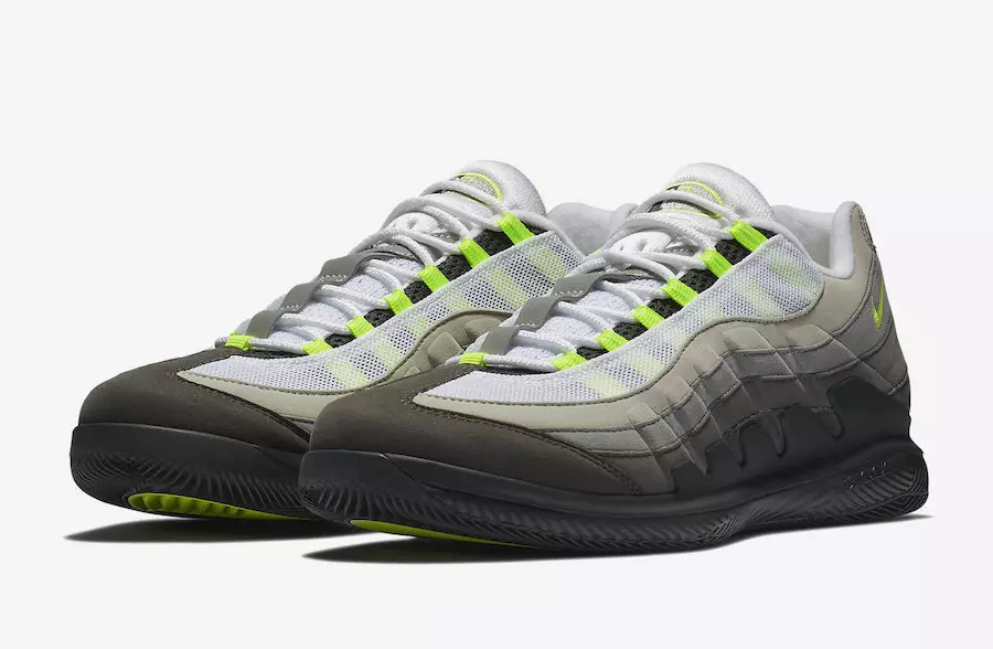 NikeCourt Vapor RF Air Max 95 Neón AO8759-078