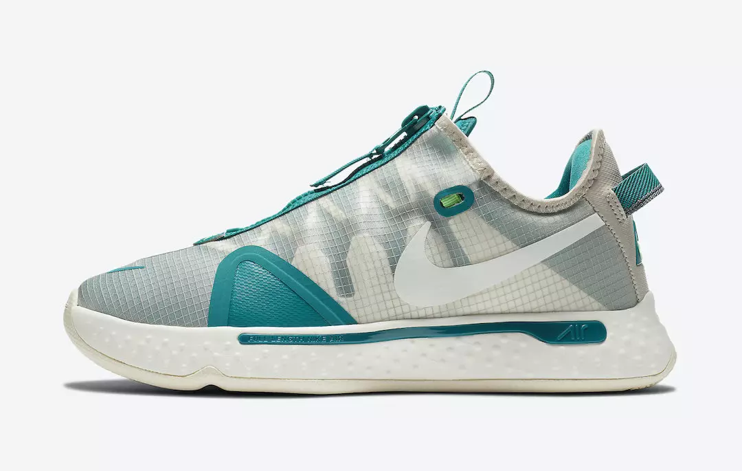 تاريخ الإصدار Nike PG 4 PCG Teal White CZ2240-200