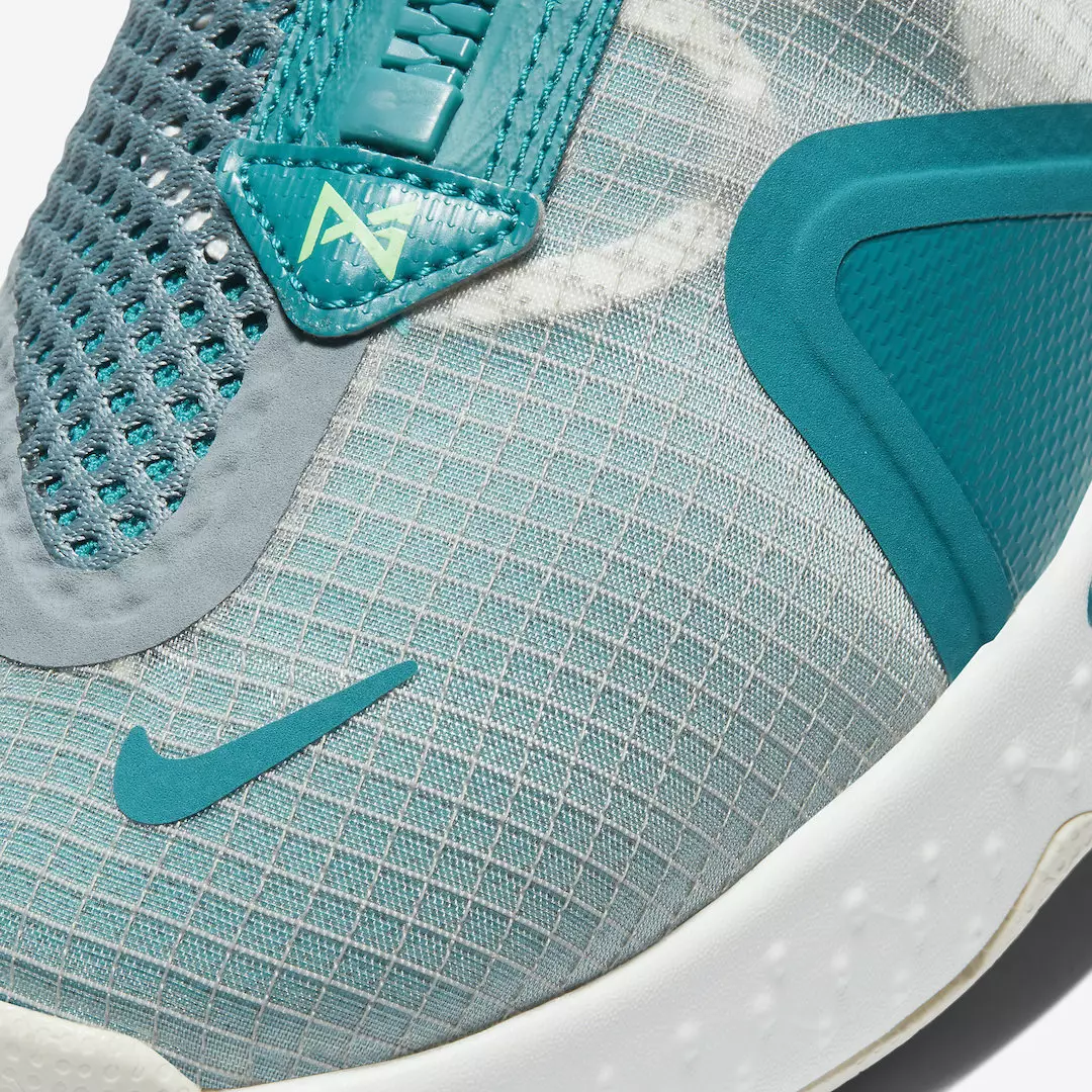 Fecha de lanzamiento de Nike PG 4 PCG Teal White CZ2240-200