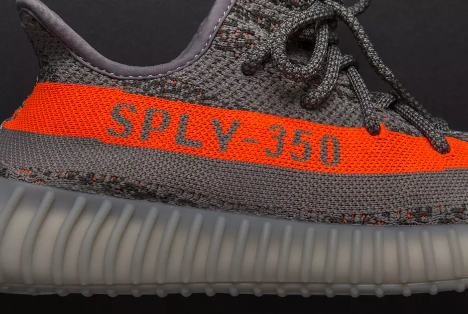 Yeezy 350 V2 Sól Rautt Stál Grár Beluga