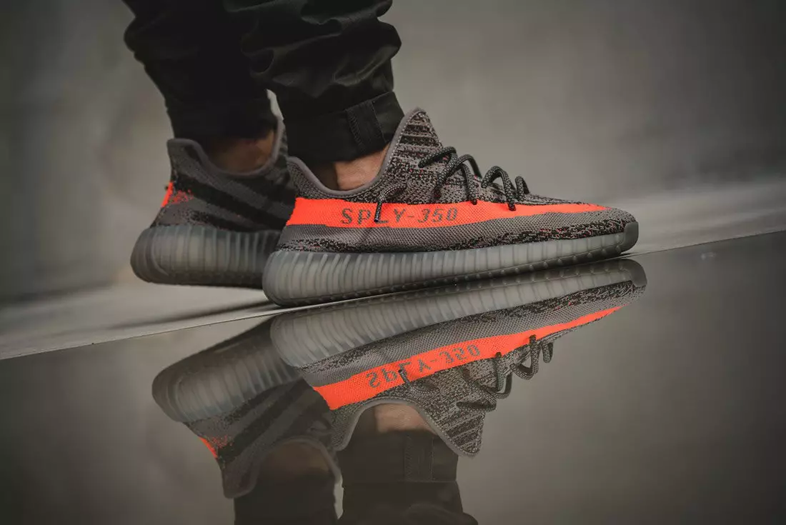 adidas Yeezy 350 Boost V2 Beluga Solar Kırmızı