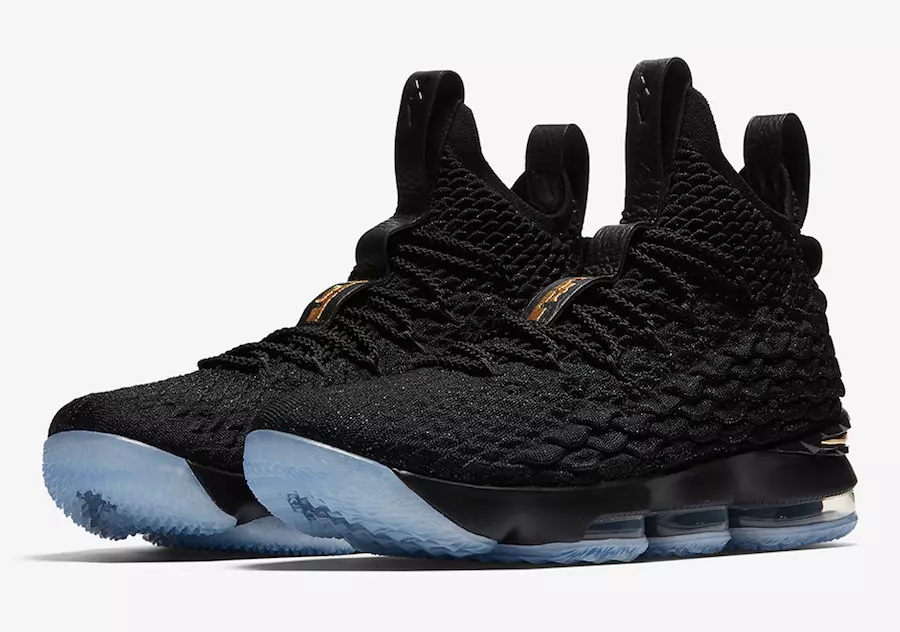 Nike LeBron 15 Черное золото 897648-006