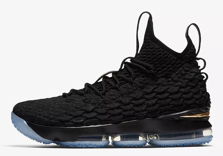 Nike LeBron 15 qora oltin 897648-006