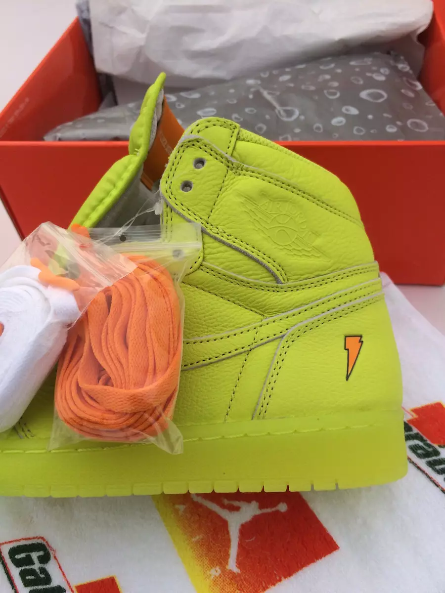 Ер Џордан 1 Gatorade Lemon Lime Cyber AJ5997-345