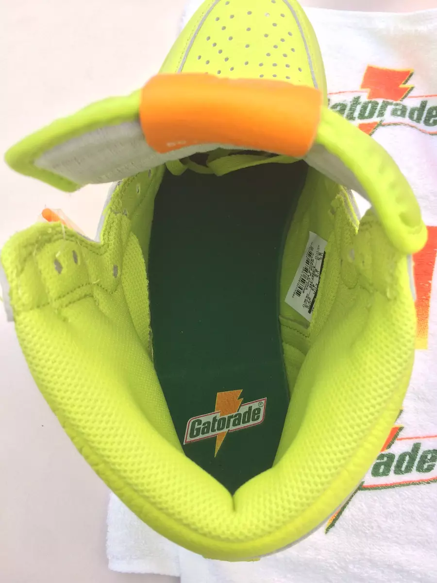 Air Jordan 1 Gatorade Limon Lime Cyber AJ5997-345