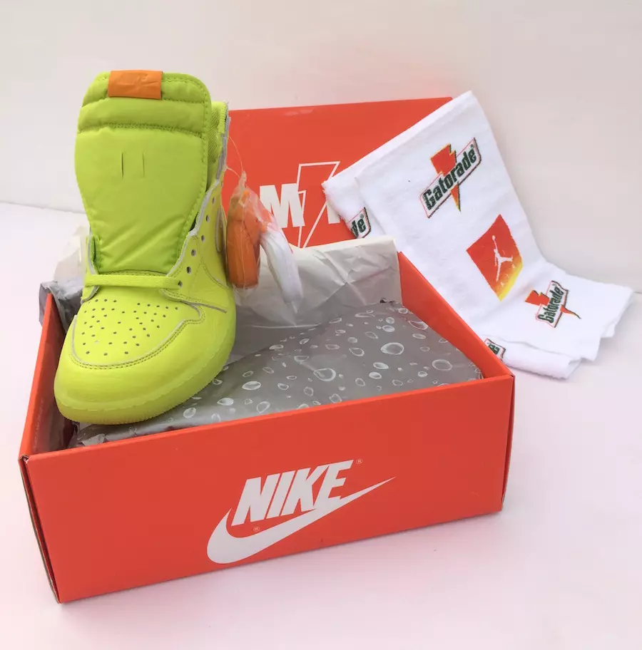 Air Jordan 1 Gatorade Limon Lime Cyber AJ5997-345