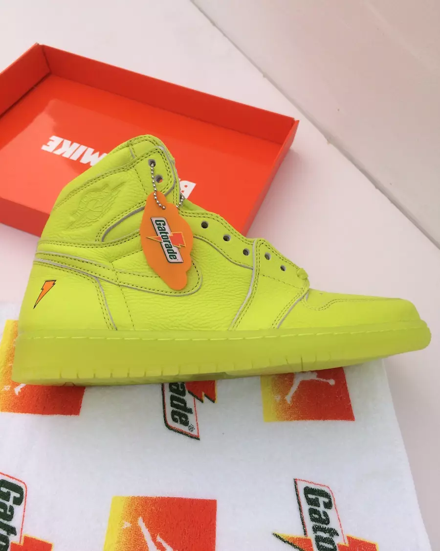 Air Jordan 1 Gatorade Lima Limón Cyber ​​AJ5997-345